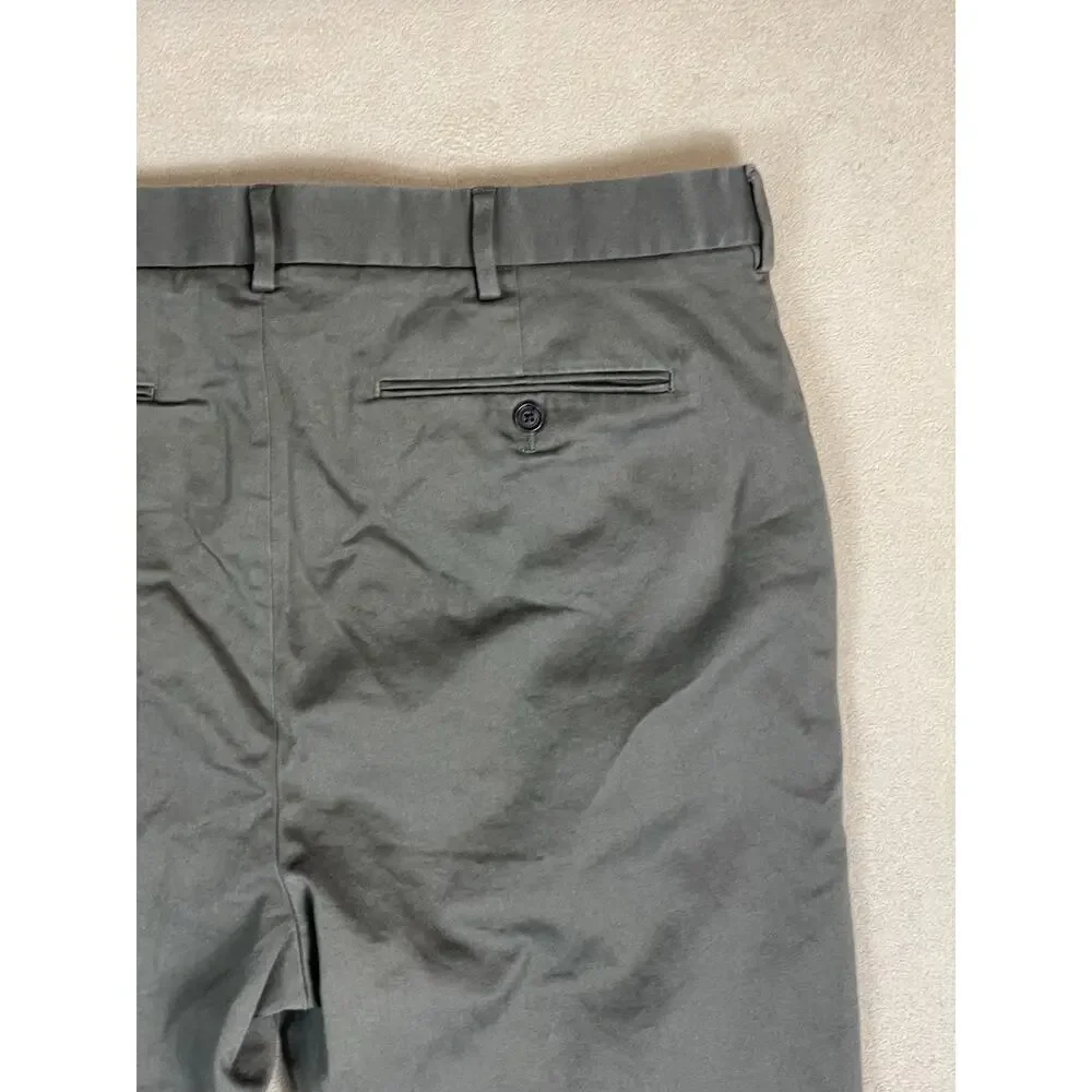 Banana Republic‎ Pants Mens 38x32 Paris Green Traveler Slim Fit High Rise Preppy